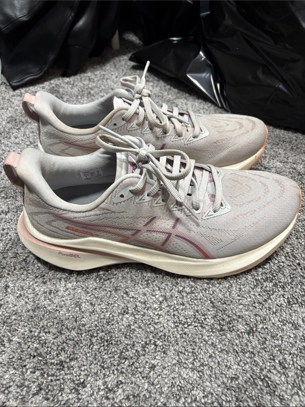 ASICS GT2000 Women's Running Shoes - Light Gray with Pink Accents